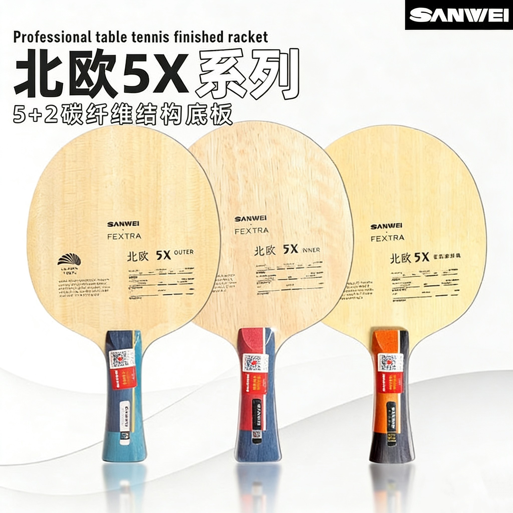 SANWEI FEXTRA 5X Table Tennis  - đánh giá và giá Xiom Blade Table Tennis