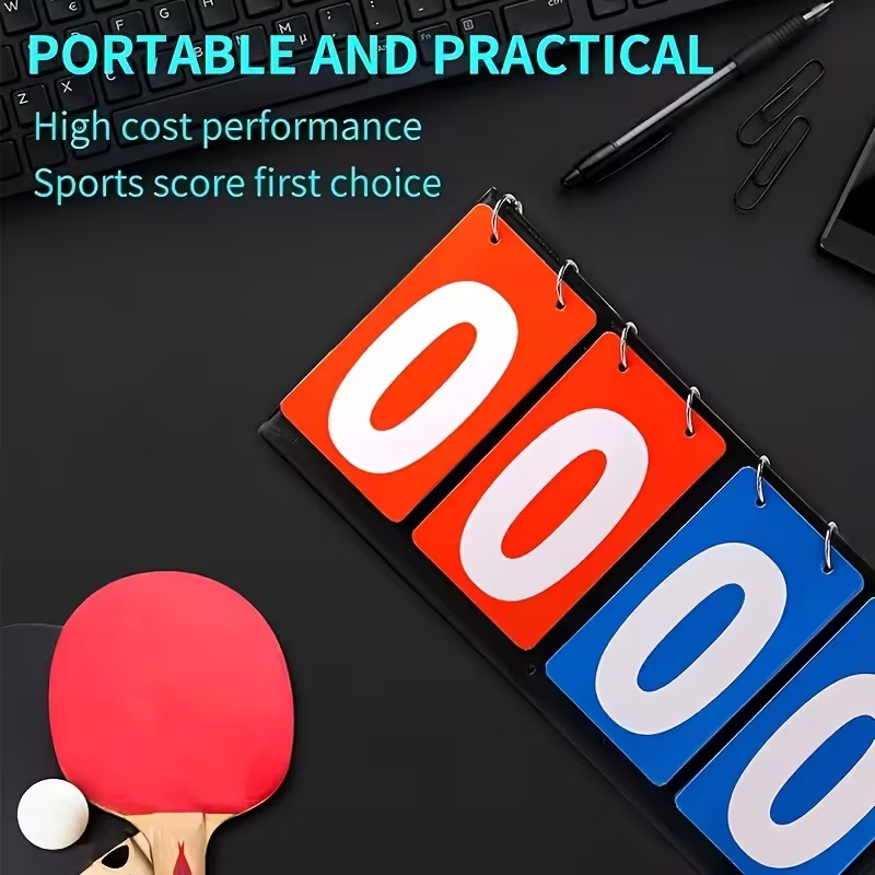 4‑Digit Flip Scoreboard Portab - đánh giá và giá Table Tennis Scoring