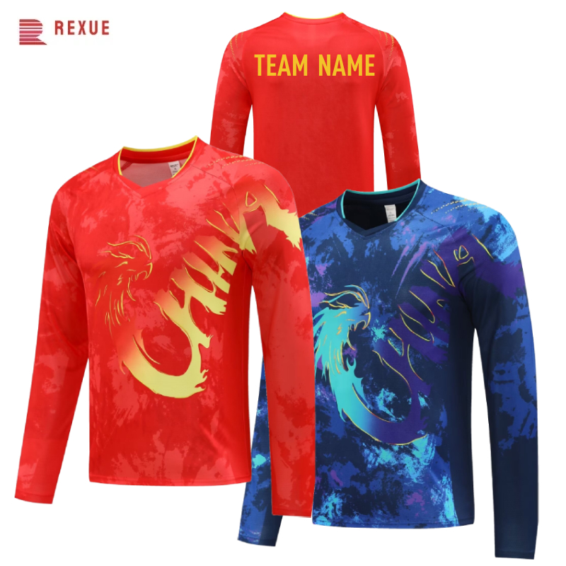 China Dragon Long Sleeve Table - đánh giá và giá Table Tennis Jersey