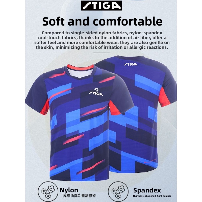 Stika table tennis jersey men' - đánh giá và giá Table Tennis Jersey