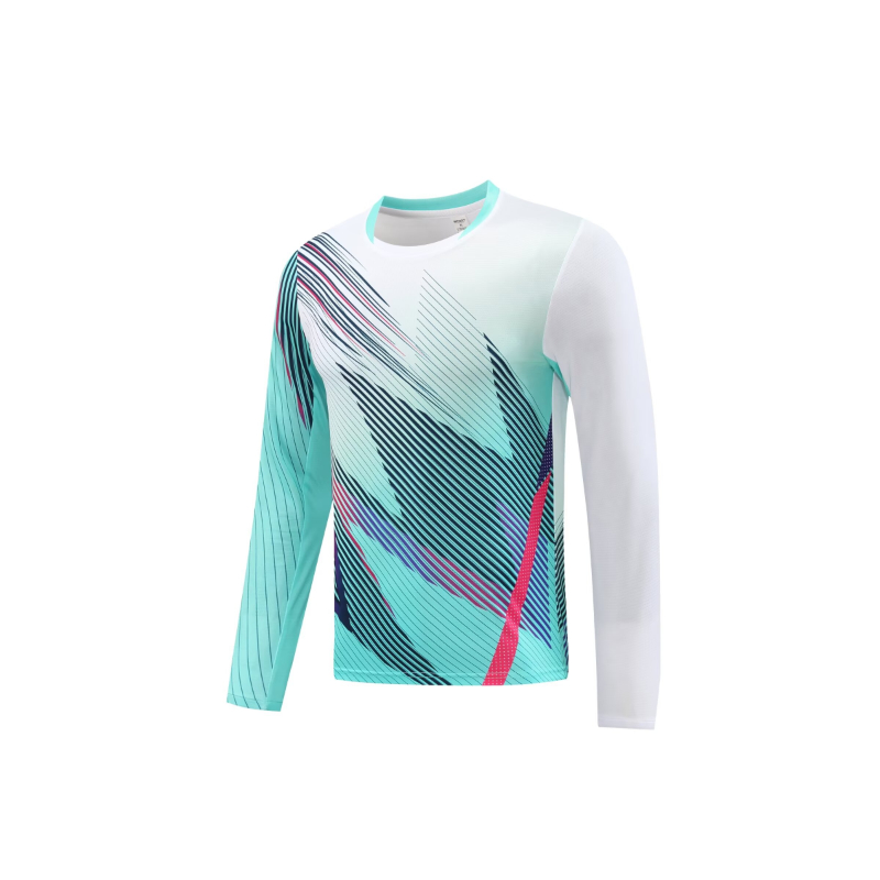 Long Sleeve Badminton Shirt Un - đánh giá và giá Table Tennis Jersey