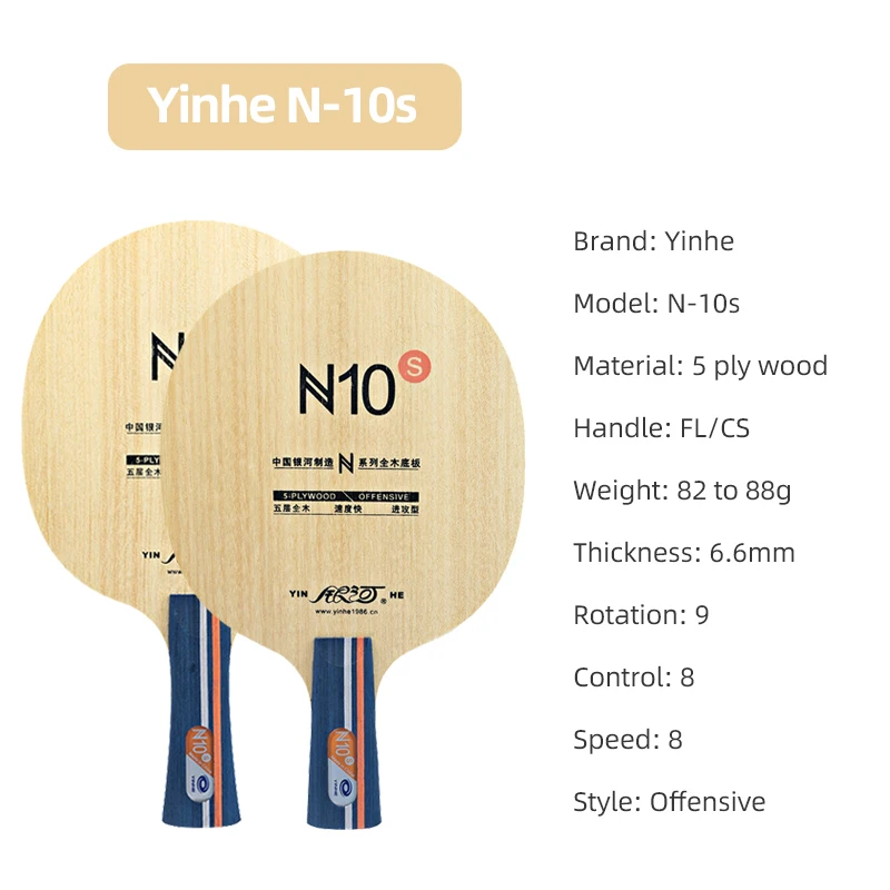 Galaxy Table Tennis Blade N10s - đánh giá và giá Xiom Blade Table Tennis